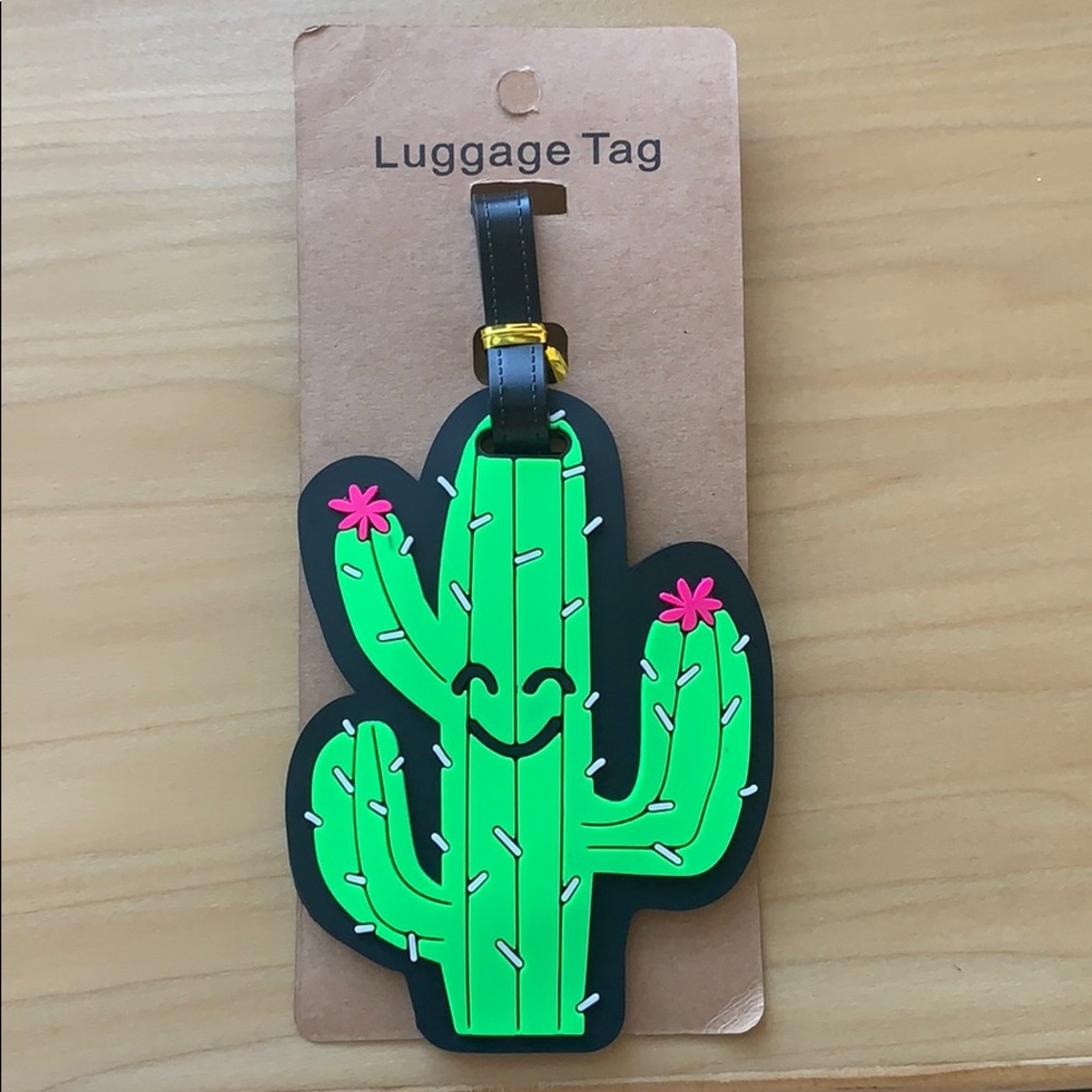 NWT Cactus Luggage Tag
